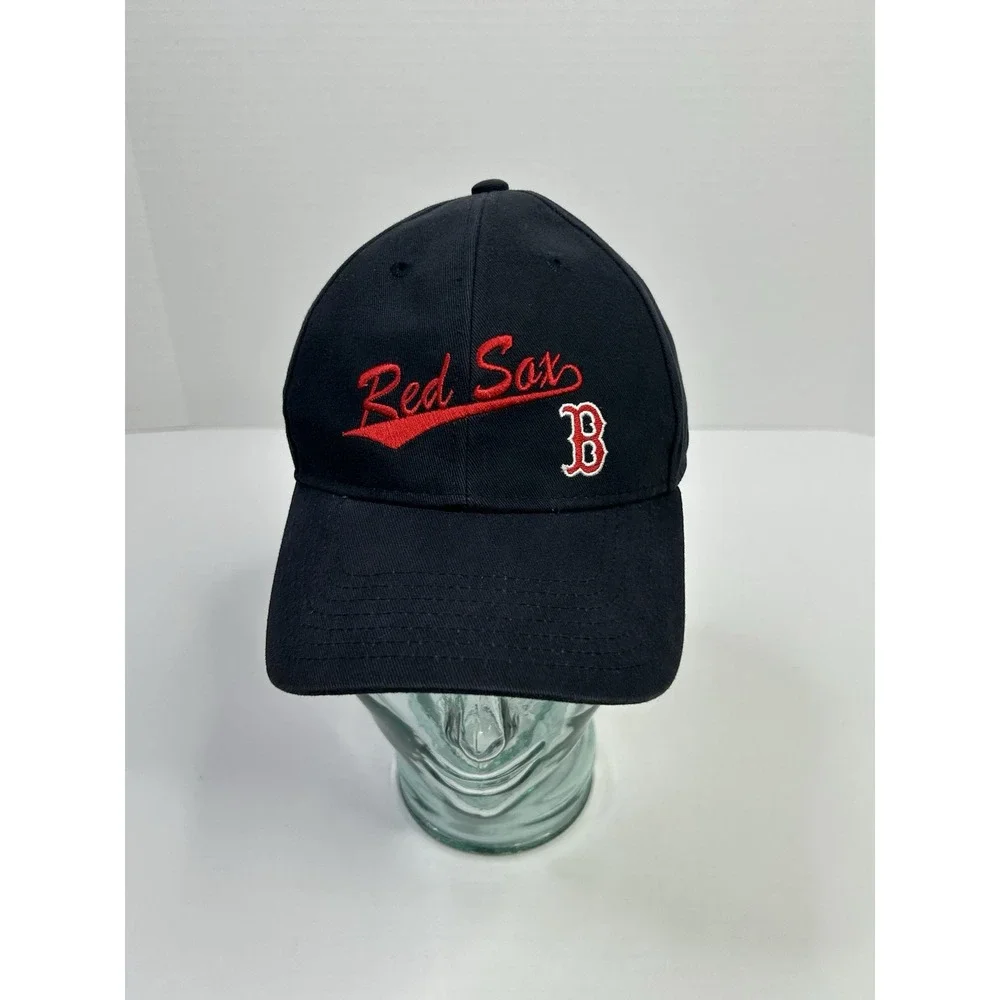 Boston Red Sox MLB Hat Cap Genuine Merchandise Kids Size Strapback Blue Flaws